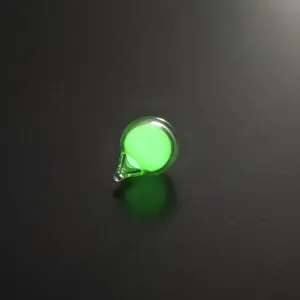 Tritiumljuskälla, kula 8 mm, lyser grönt